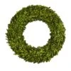 24” Preserved Boxwood Wreath -Artificial Flowers Sale artificial 24 preserved boxwood wreath nearly natural 689690