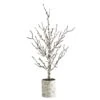 24” Snowed Twig Artificial Christmas Tree In Decorative Planter -Artificial Flowers Sale artificial 24 snowed twig artificial tree in decorative planter nearly natural 581524