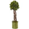 2.5’ English Ivy Tree In Metal Planter UV Resistant (Indoor/Outdoor) -Artificial Flowers Sale artificial 25 english ivy tree in metal planter uv resistant indooroutdoor nearly natural 490296