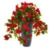 26” Bougainvillea Artificial Plant In Planter UV Resistant (Indoor/Outdoor) 2 26” Bougainvillea Artificial Plant In Planter UV Resistant (Indoor/Outdoor) -Artificial Flowers Sale artificial 26 bougainvillea artificial plant in planter uv resistant indooroutdoor nearly natural 408527