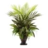 27” Mixed Areca Palm, Fern & Peacock W/Planter -Artificial Flowers Sale artificial 27 mixed areca palm fern peacock wplanter nearly natural 656374