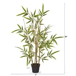 28” Bamboo Artificial Tree -Artificial Flowers Sale artificial 28 bamboo artificial tree nearly natural 961602