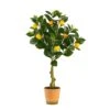 28” Lemon Artificial Tree In Decorative Planter -Artificial Flowers Sale artificial 28 lemon artificial tree in decorative planter nearly natural 570193