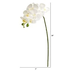 28” Orchid Phalaenopsis Artificial Flower Stem (Set Of 6) -Artificial Flowers Sale artificial 28 orchid phalaenopsis artificial flower stem set of 6 nearly natural 745950