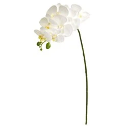 28” Orchid Phalaenopsis Artificial Flower Stem (Set Of 6) -Artificial Flowers Sale artificial 28 orchid phalaenopsis artificial flower stem set of 6 nearly natural white 552182