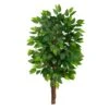 3’ Artificial Double Trunk Ficus Tree (No Pot) -Artificial Flowers Sale artificial 3 artificial double trunk ficus tree without pot tree nearly natural 217615