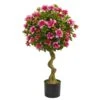 3’ Azalea Artificial Topiary Tree -Artificial Flowers Sale artificial 3 azalea artificial topiary tree nearly natural 415198
