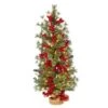 3’ Berry And Pine Artificial Christmas Tree With 50 Warm White Lights And Burlap Wrapped Base -Artificial Flowers Sale artificial 3 berry and pine artificial christmas tree with 50 warm white lights and burlap wrapped base nearly natural 479272