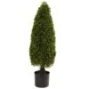 3’ Boxwood Tower Topiary UV Resistant(Indoor/Outdoor)