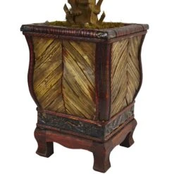 3’ Cycas Tree In Wood Planter -Artificial Flowers Sale artificial 3 cycas tree in wood planter nearly natural 531031