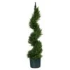 3' Cypress Spiral Topiary Artificial Tree -Artificial Flowers Sale artificial 3 cypress spiral topiary artificial tree nearly natural 484495