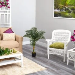 3’ Single Stalk Golden Cane Artificial Palm Tree -Artificial Flowers Sale artificial 3 golden cane artificial palm tree nearly natural 350306