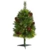 3’ Montana Mixed Pine Artificial Christmas Tree With Pine Cones, Berries And 50 Clear LED Lights 2 3’ Montana Mixed Pine Artificial Christmas Tree With Pine Cones, Berries And 50 Clear LED Lights -Artificial Flowers Sale artificial 3 montana mixed pine artificial christmas tree with pine cones berries and 50 clear led lights nearly natural 657947