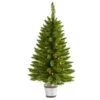 3’ Providence Pine Artificial Christmas Tree In Metal Pot With 50 Warm White Lights And 114 Bendable Branches -Artificial Flowers Sale artificial 3 providence pine artificial christmas tree with 50 warm white lights and 114 bendable branches nearly natural 541473