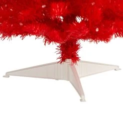 3’ Red Artificial Christmas Tree With 50 LED Lights And 118 Bendable Branches 15 3’ Red Artificial Christmas Tree With 50 LED Lights And 118 Bendable Branches -Artificial Flowers Sale artificial 3 red artificial christmas tree with 50 led lights and 118 bendable branches nearly natural 718166