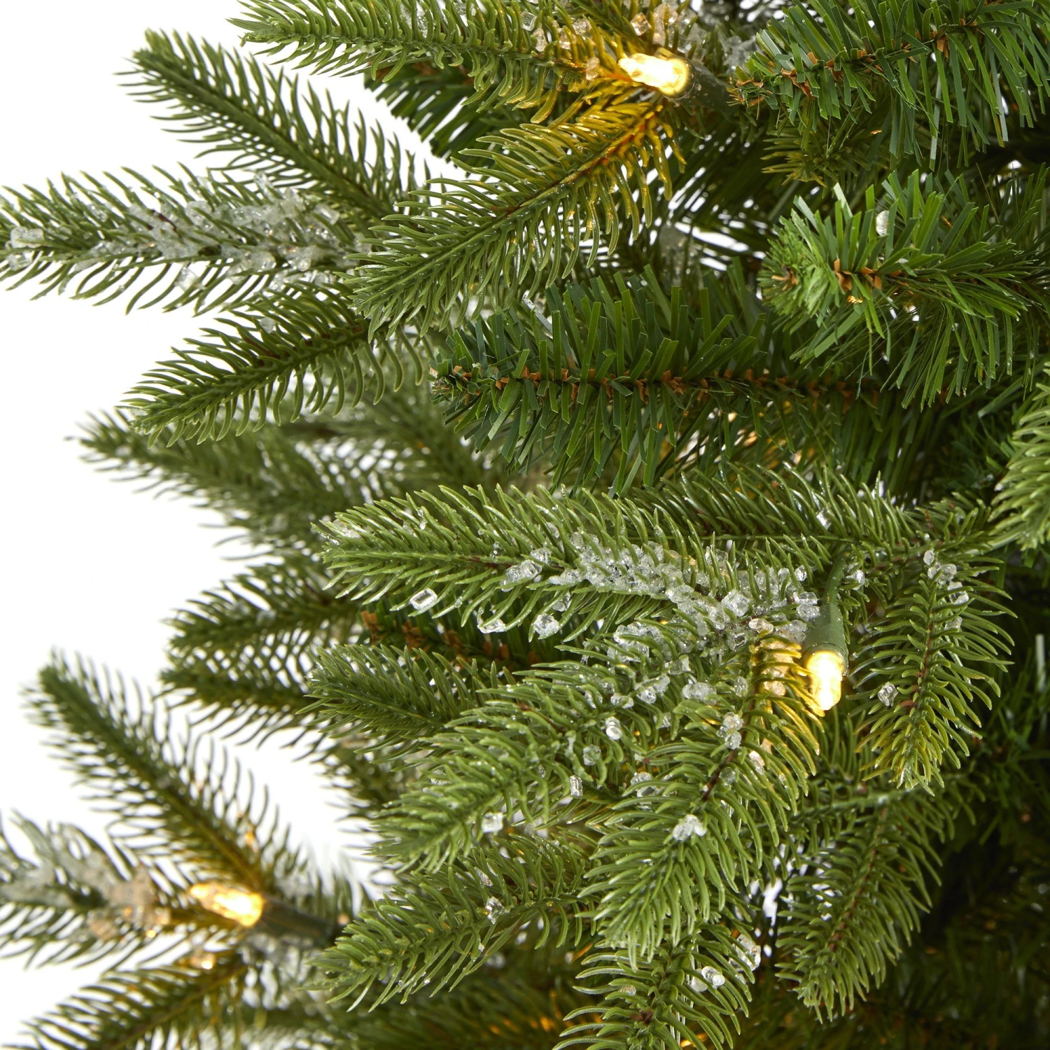 3’ Snowed Grand Teton Fir Artificial Christmas Tree With 50 Clear Lights And 111 Bendable Branches 5 3’ Snowed Grand Teton Fir Artificial Christmas Tree With 50 Clear Lights And 111 Bendable Branches - Image 3