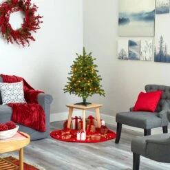 3’ South Carolina Spruce Artificial Christmas Tree With 100 White Warm Light And 458 Bendable Branches -Artificial Flowers Sale artificial 3 south carolina spruce artificial christmas tree with 100 white warm light and 458 bendable branches nearly natural 267207