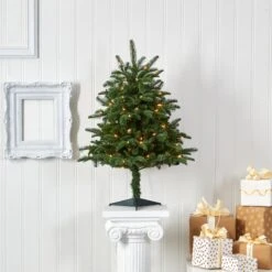 3’ South Carolina Spruce Artificial Christmas Tree With 100 White Warm Light And 458 Bendable Branches -Artificial Flowers Sale artificial 3 south carolina spruce artificial christmas tree with 100 white warm light and 458 bendable branches nearly natural 975865