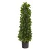 3’ Sweet Bay Cone Topiary Artificial Tree -Artificial Flowers Sale artificial 3 sweet bay cone topiary artificial tree nearly natural 861514