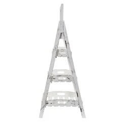 3’ White Washed Farmhouse Stand With Chalkboard -Artificial Flowers Sale artificial 3 white washed farmhouse stand with chalkboard nearly natural 684783