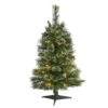 3’ Wisconsin Slim Snow Tip Pine Artificial Christmas Tree With 50 Clear LED Lights -Artificial Flowers Sale artificial 3 wisconsin slim snow tip pine artificial christmas tree with 50 clear led lights nearly natural 342827