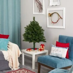 3’ Wyoming Mixed Pine Artificial Christmas Tree With 150 Clear Lights And 270 Bendable Branches -Artificial Flowers Sale artificial 3 wyoming mixed pine artificial christmas tree with 150 clear lights and 270 bendable branches nearly natural 496111