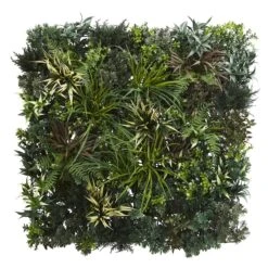 3’ X 3’ Greens & Fern Artificial Living Wall UV Resist (Indoor/Outdoor) Trellis