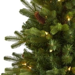 3’ Yukon Mountain Fir Artificial Christmas Tree With 50 Clear Lights And Pine Cones 11 3’ Yukon Mountain Fir Artificial Christmas Tree With 50 Clear Lights And Pine Cones -Artificial Flowers Sale artificial 3 yukon mountain fir artificial christmas tree with 50 clear lights and pine cones nearly natural 575609