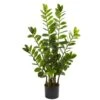 3’ Zamioculcas Artificial Plant -Artificial Flowers Sale artificial 3 zamioculcas artificial plant nearly natural 741368
