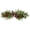30” Pine & Pine Cone Swag -Artificial Flowers Sale artificial 30 pine pine cone swag nearly natural 631245
