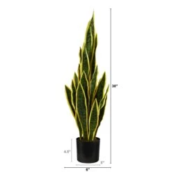 30” Sansevieria Artificial Plant -Artificial Flowers Sale artificial 30 sansevieria artificial plant nearly natural 210398
