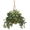 30” Silver Queen And Ivy Artificial Plant In Hanging Basket 2 30” Silver Queen And Ivy Artificial Plant In Hanging Basket -Artificial Flowers Sale artificial 30 silver queen and ivy artificial plant in hanging basket nearly natural 673863