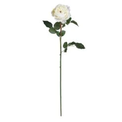31" Large Rose Stem (Set Of 12)" -Artificial Flowers Sale artificial 31 large rose stem set of 12 nearly natural white 855835