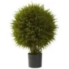 32” Cedar Ball Topiary -Artificial Flowers Sale artificial 32 cedar ball topiary nearly natural 874902