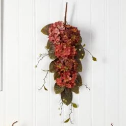 35” Autumn Hydrangea And Berry Artificial Fall Tear Drop 8 35” Autumn Hydrangea And Berry Artificial Fall Tear Drop -Artificial Flowers Sale artificial 35 autumn hydrangea and berry artificial fall tear drop nearly natural 225125