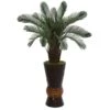 3.5’ Cycas Artificial Tree In Bamboo Planter (Indoor/Outdoor) 2 3.5’ Cycas Artificial Tree In Bamboo Planter (Indoor/Outdoor) -Artificial Flowers Sale artificial 35 cycas artificial tree in bamboo planter uv resistant indooroutdoor nearly natural 264048
