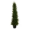 3.5’ Cypress Artificial Tree UV Resistant (Indoor/Outdoor) -Artificial Flowers Sale artificial 35 cypress artificial tree uv resistant indooroutdoor nearly natural 125833