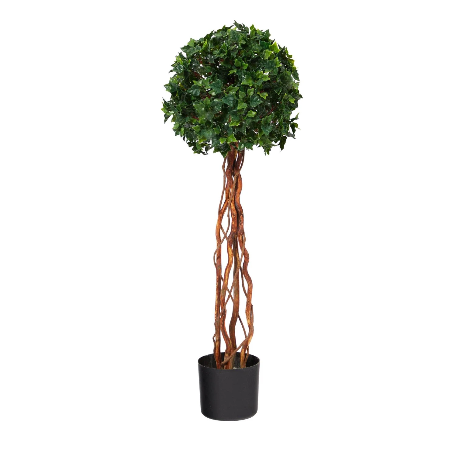 3.5’ English Ivy Single Ball Topiary Artificial Tree With Natural Trunk UV Resistant (Indoor/Outdoor) 3 3.5’ English Ivy Single Ball Topiary Artificial Tree With Natural Trunk UV Resistant (Indoor/Outdoor)