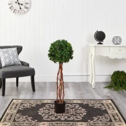 3.5’ English Ivy Single Ball Topiary Artificial Tree With Natural Trunk UV Resistant (Indoor/Outdoor) 8 3.5’ English Ivy Single Ball Topiary Artificial Tree With Natural Trunk UV Resistant (Indoor/Outdoor) -Artificial Flowers Sale artificial 35 english ivy single ball topiary artificial tree with natural trunk uv resistant indooroutdoor nearly natural 515051