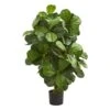 3.5’ Fiddle Leaf Artificial Tree -Artificial Flowers Sale artificial 35 fiddle leaf artificial tree nearly natural 749018