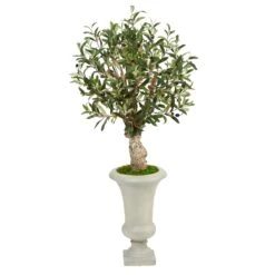 3.5’ Olive Artificial Tree In Sand Colored Urn