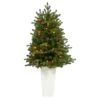 3.5’ Yukon Mountain Fir Artificial Christmas Tree With 50 Clear Lights And Pine Cones In White Planter 2 3.5’ Yukon Mountain Fir Artificial Christmas Tree With 50 Clear Lights And Pine Cones In White Planter -Artificial Flowers Sale artificial 35 yukon mountain fir artificial christmas tree with 50 clear lights and pine cones in white planter nearly natural 756822