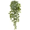 36” Summer Artificial Fittonia Hanging Bush Plant (Set Of 2)