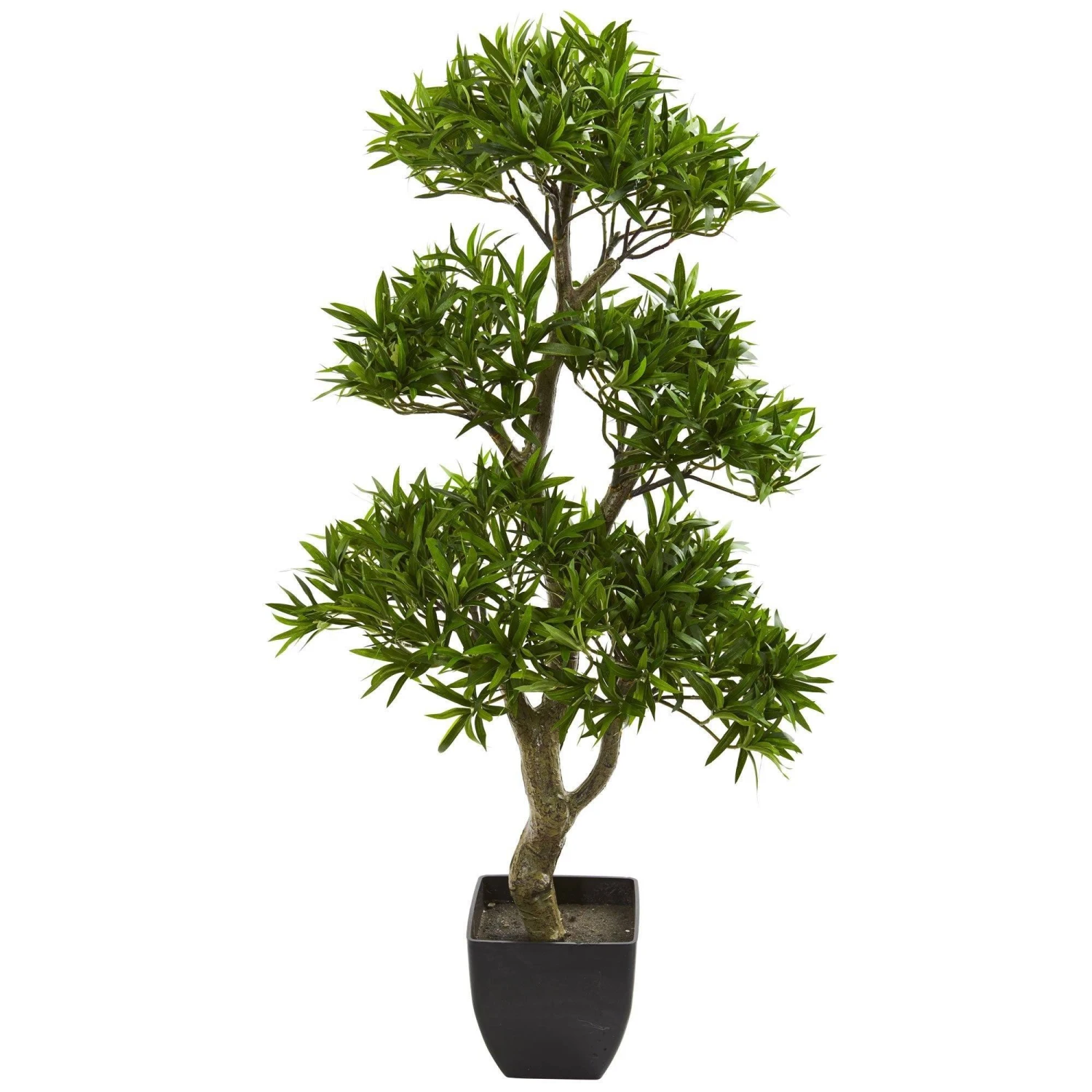 37” Bonsai Styled Podocarpus Artificial Tree 3 37” Bonsai Styled Podocarpus Artificial Tree