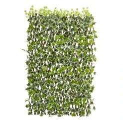 39” English Ivy Expandable Fence UV Resistant & Waterproof Trellis -Artificial Flowers Sale artificial 39 english ivy expandable fence uv resistant waterproof nearly natural 364883