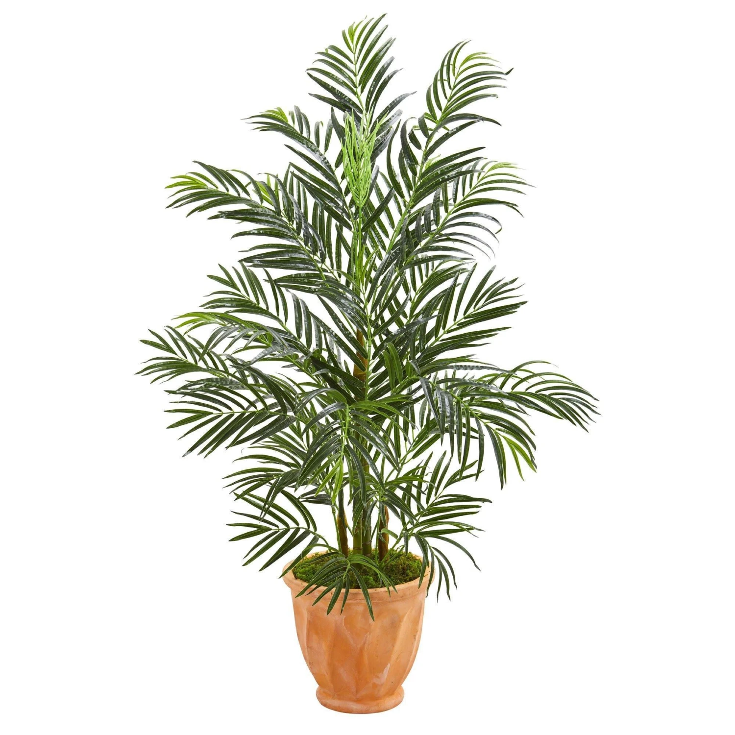4’ Areca Palm Artificial Tree In Terra-cotta Planter(Indoor/Outdoor) 3 4’ Areca Palm Artificial Tree In Terra-cotta Planter(Indoor/Outdoor)