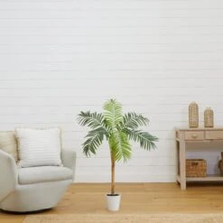 4’ Artificial Areca Palm Tree With Decorative Planter 9 4’ Artificial Areca Palm Tree With Decorative Planter -Artificial Flowers Sale artificial 4 artificial areca palm tree with decorative planter plant in planter nearly natural 478269
