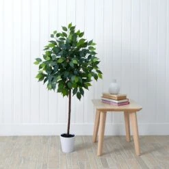 4’ Artificial Ficus Tree With Decorative Planter 9 4’ Artificial Ficus Tree With Decorative Planter -Artificial Flowers Sale artificial 4 artificial ficus tree with decorative planter plant in planter nearly natural 567780