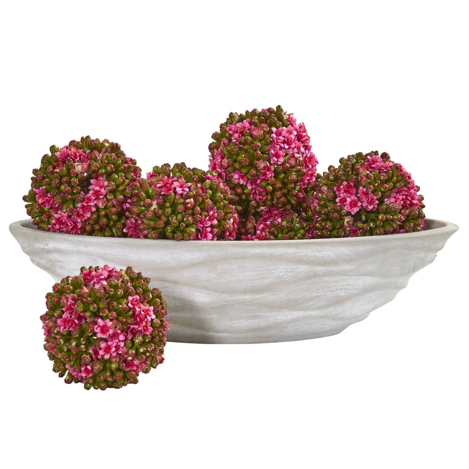 4” Artificial Kalanchoe Ball (Set Of 6) 4 4” Artificial Kalanchoe Ball (Set Of 6) - Image 2