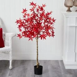4’ Autumn Maple Artificial Fall Tree -Artificial Flowers Sale artificial 4 autumn maple artificial fall tree nearly natural 697176